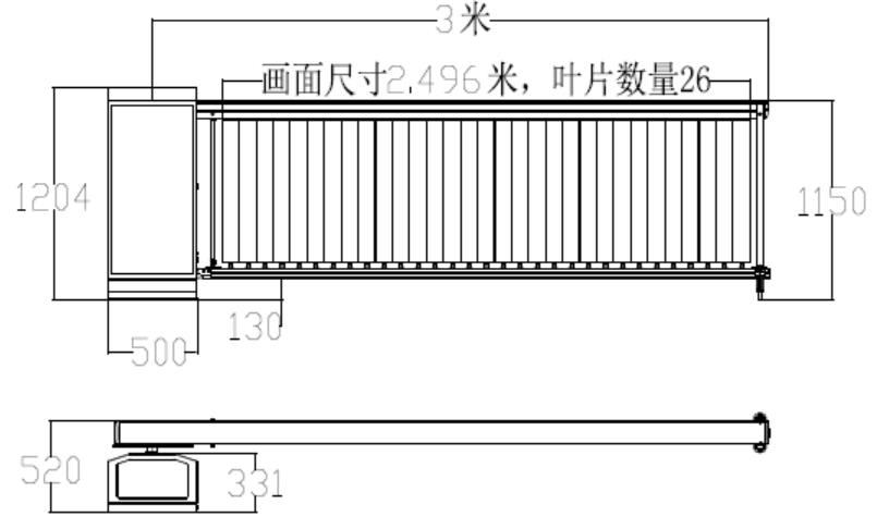 广告道闸NP-TMG4AG-XX