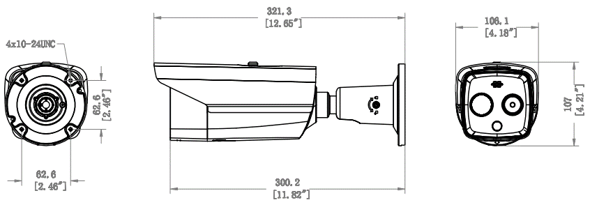 DS-2TD2617B-3/6/10/PA(B) 智能人体测温双光筒机